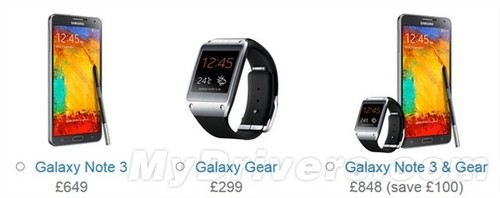 三星Note 3/手表開(kāi)始預(yù)訂 套餐價(jià)8115元